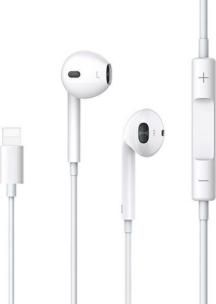 USAMS EP-24 Lightning Earphones - White