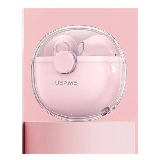 Auriculares inalámbricos USAMS BU Series (BU12) - Microfono incorporado - In-ear - Bluetooth - Rosa