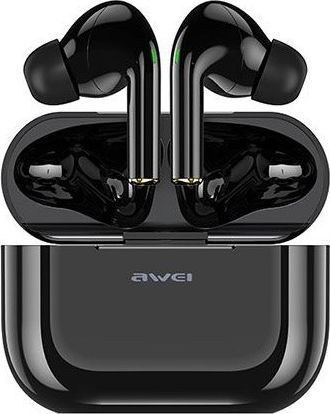 Awei T29 Bluetooth 5.0 True Wireless Earbuds with Charging Dock - Black