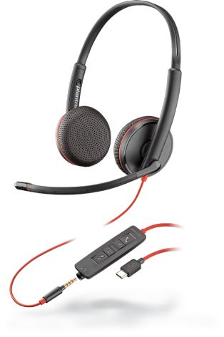 Poly Blackwire 3225 Stereo Headset