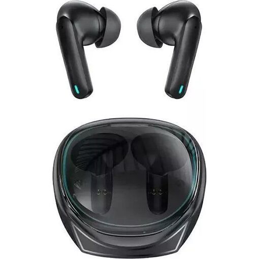 Auriculares de juego inalámbricos USAMS con micrófonos dobles - Negro