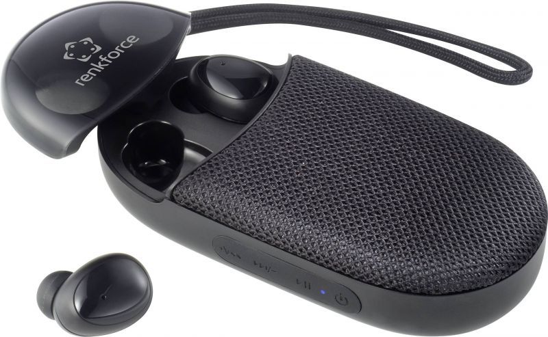 Renkforce True Wireless 2-in-1 Earphones & Speaker
