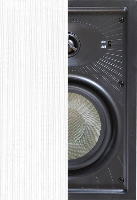 Melodiya Melody BLI6W Wall/Ceiling Mountable Speaker - 2 pcs., Enclosure for Speaker