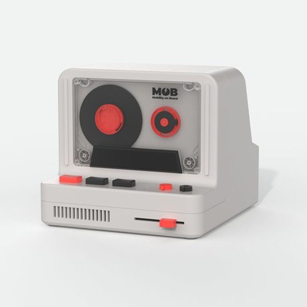 MOB RS-80 Retro Bluetooth Speaker, Grey