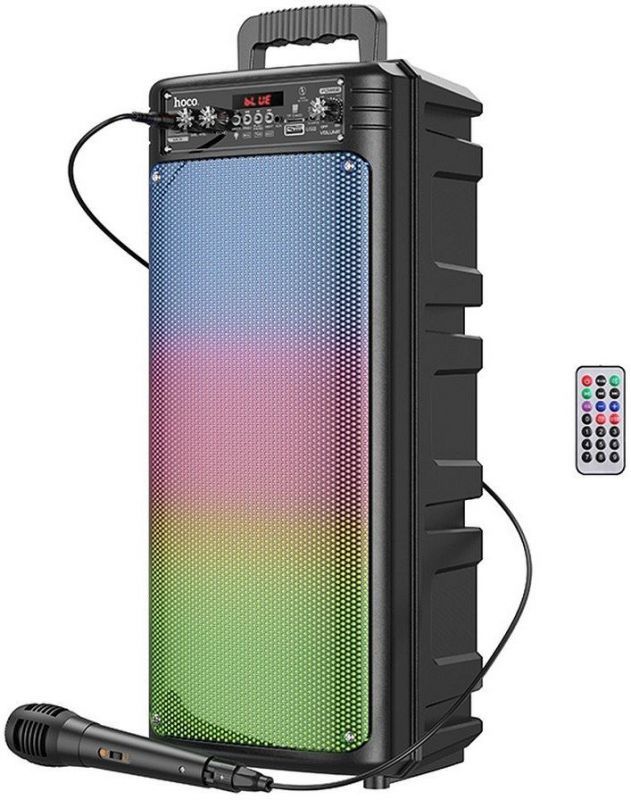 Hoco BS52 Bluetooth Speaker (3 Hours, Battery-Powered), Bluetooth Speaker, Black