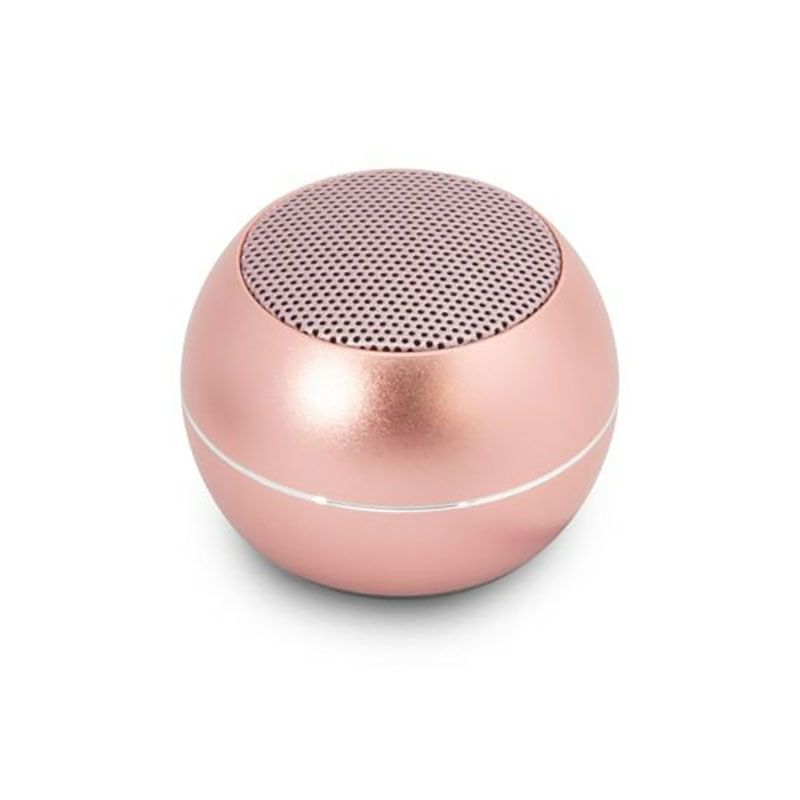 Guess Bluetooth Speaker GUWSALGEP Mini Portable Speaker (Pink/Rowy, 4h), Enceinte Bluetooth Rose