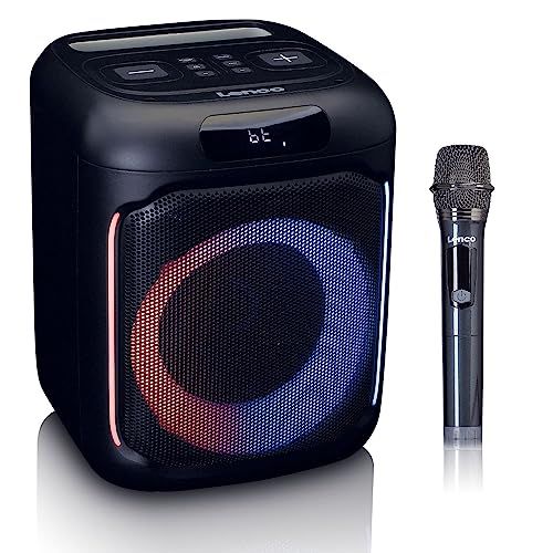 Lenco PA-100PK Bluetooth Party Speaker (14hr, Battery Powered)