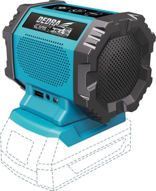 Dedra Bluetooth Speaker DED7004 Blue (Powered via USB Port)