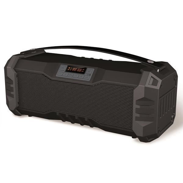 Platinet PMG75B Bluetooth Speaker, Black (10m Range, Battery Operated), Grey & Black