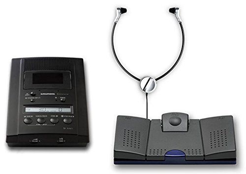 Grundig Stenorette St 3211 Set, Dictaphone, Black