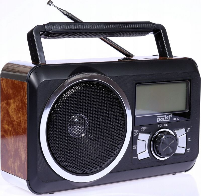 Datel Radio RD-20 (FM) Radio, Brown