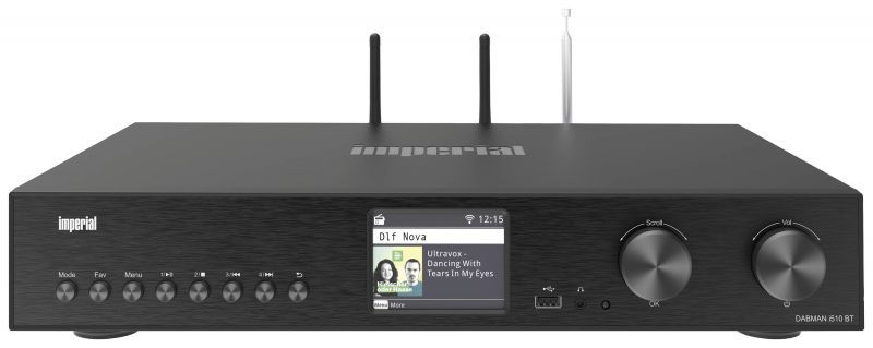 Imperial DABMAN i510 BT (FM, DAB+, WiFi) Radio, Black