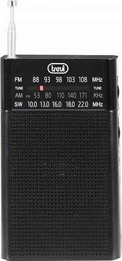 Trevi RA7F15 Portable Radio, Black