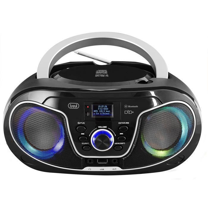Trevi CMP588.BL Portable CD Player (FM, DAB, DAB+, Bluetooth), Radio, Blue