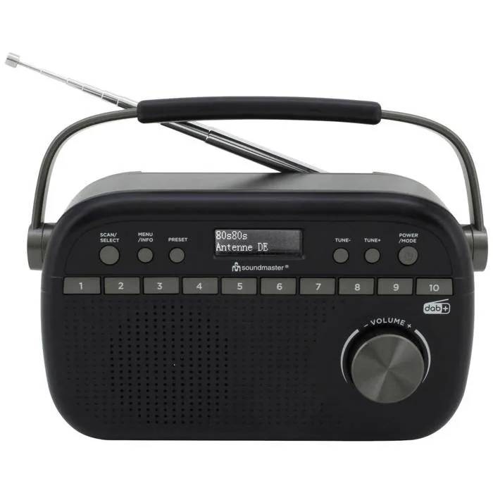 Radio Soundmaster DAB+ DAB280SW (Negro) (DAB+, FM)
