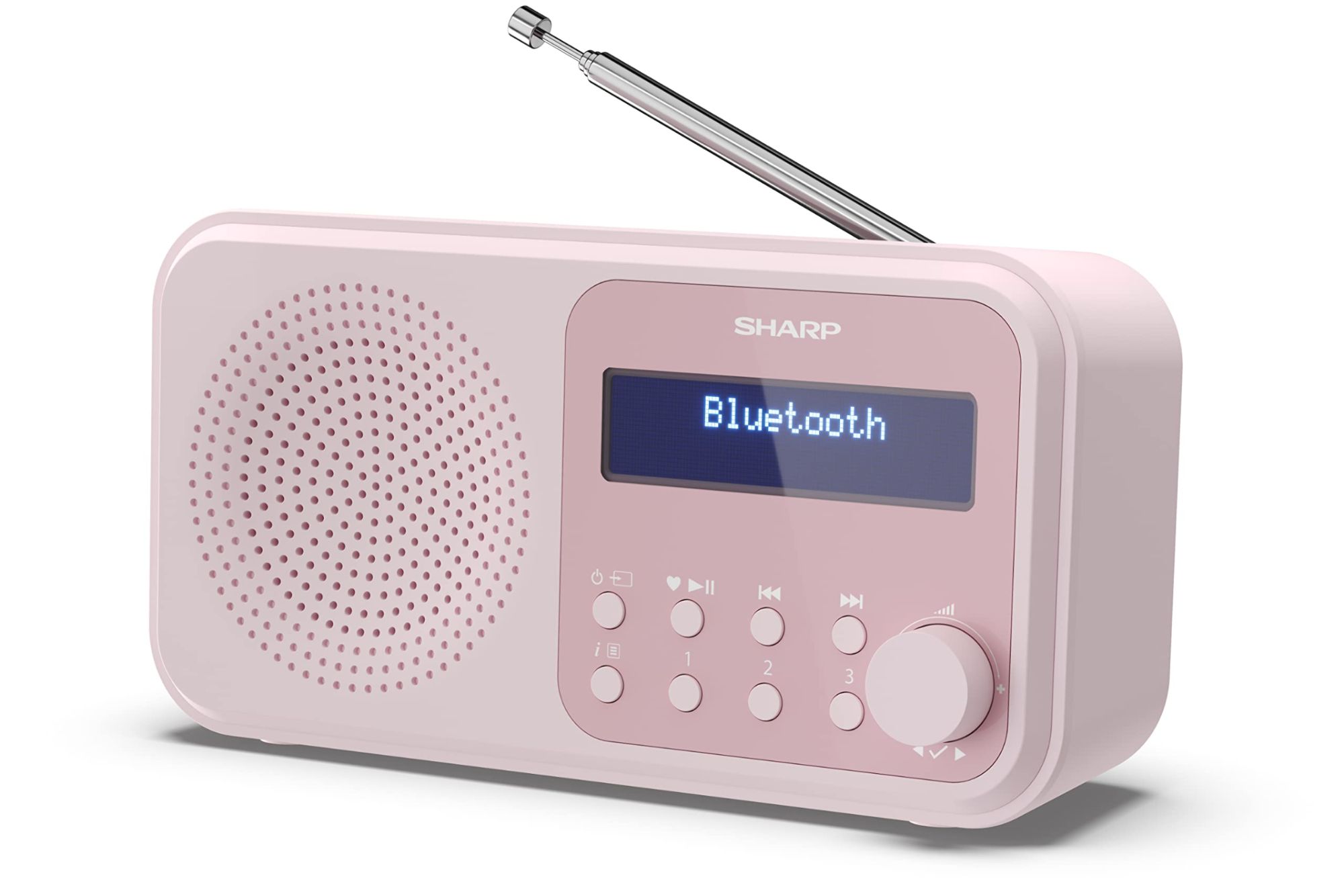 Sharp DR-P420 (DAB/FM/DAB+ Bluetooth) Radio, Pink
