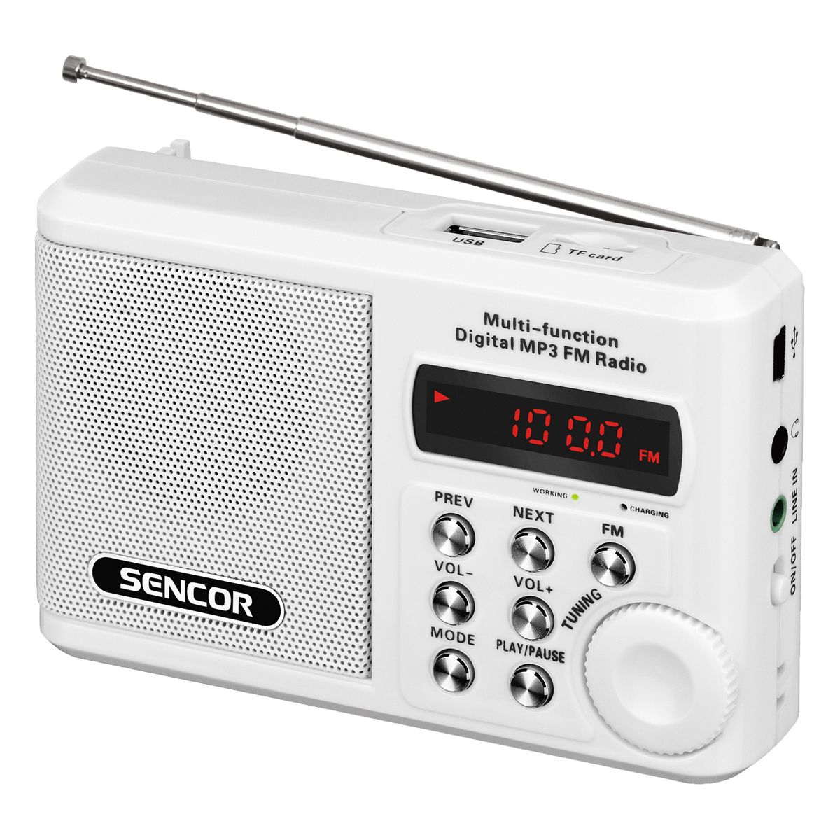 Sencor SRD215W Digital FM Radio