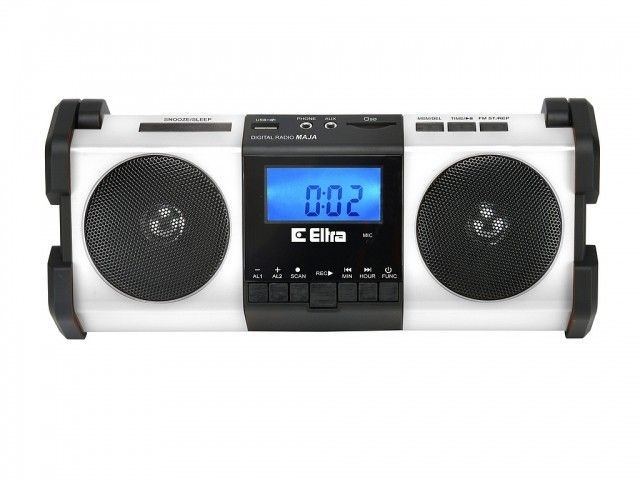 Elta MAJA USB Radio Receiver (FM) White