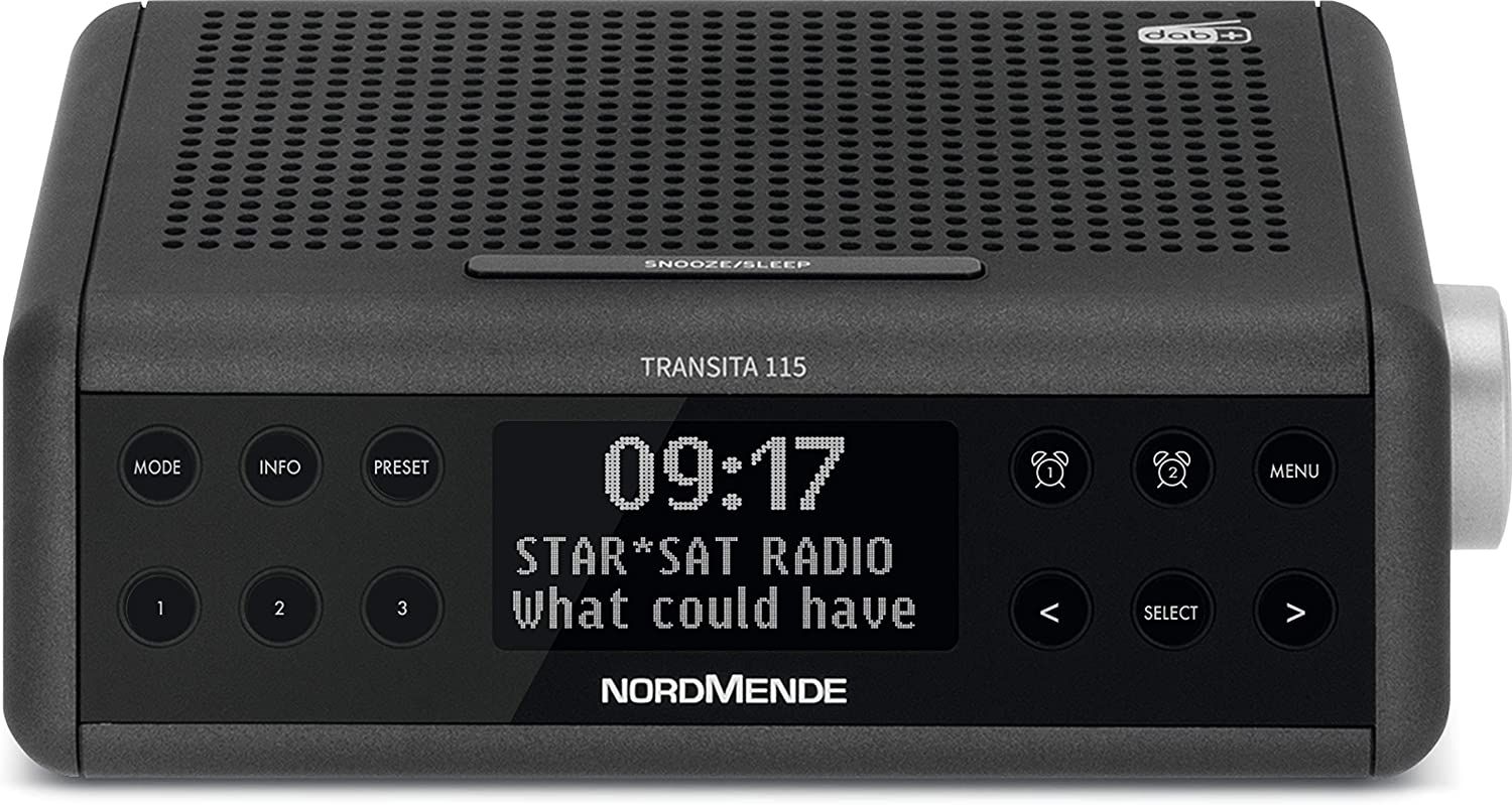 TechniSat NORDMENDE Transita 115 Portable DAB Radio, Grey
