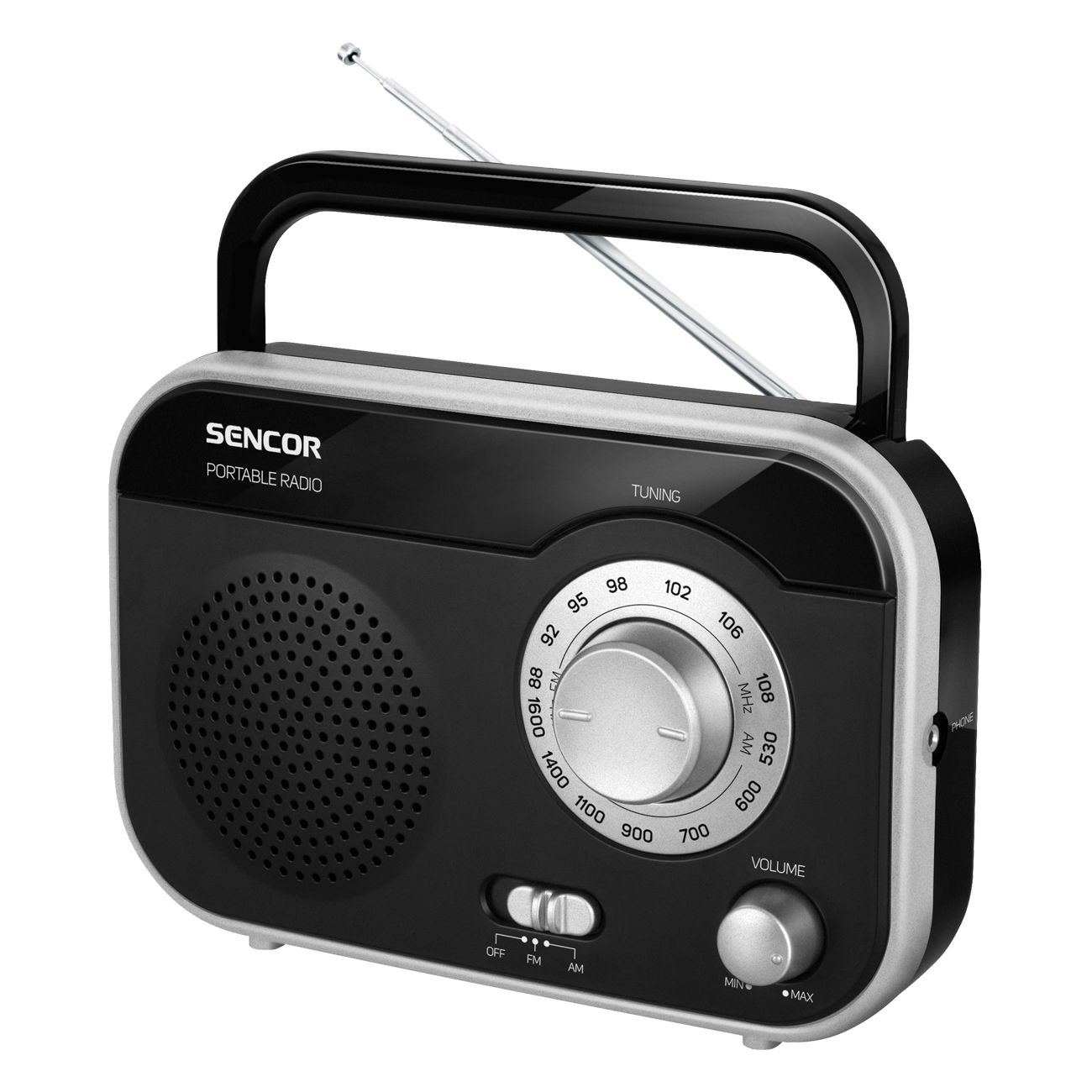 Sencor Personal Analog Radio SRD 210 BS (FM, AM)
