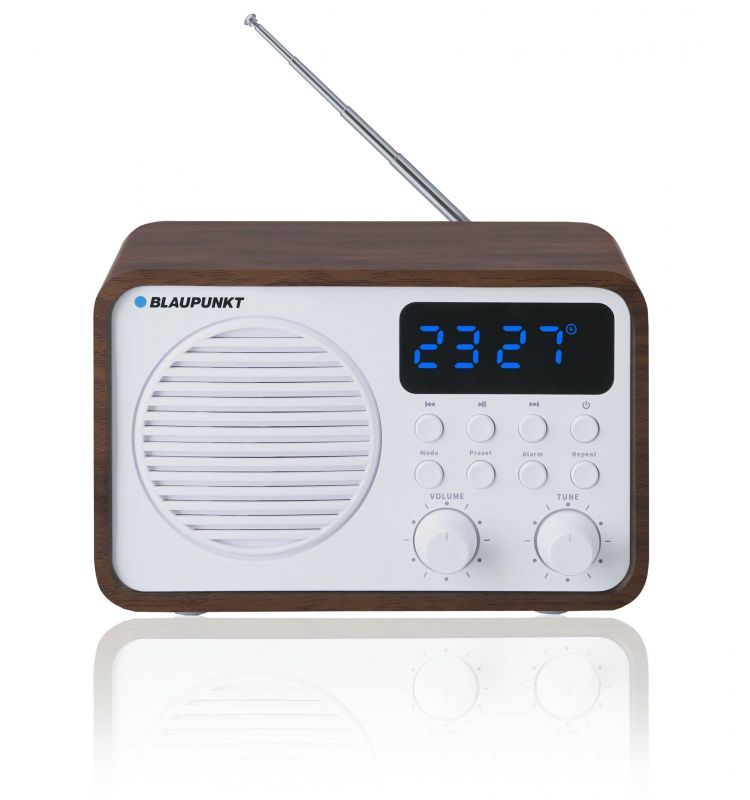 Blaupunkt PP7BT Radio - White/Brown (FM, Bluetooth)