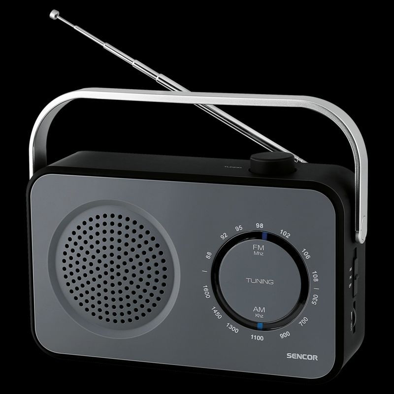 Sencor Portable FM Radio (Black)