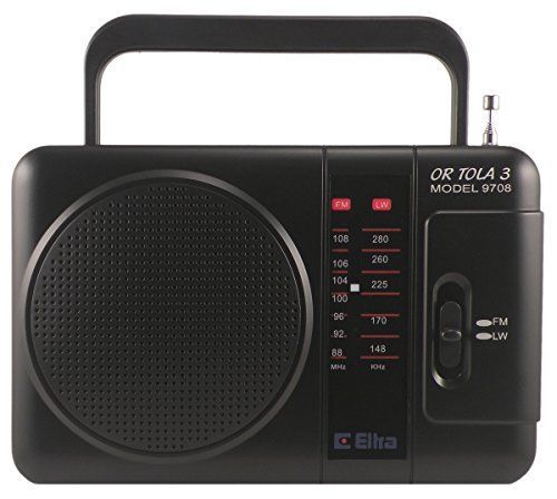 Elta TOLA 3 Portable Radio (FM, LW), Black