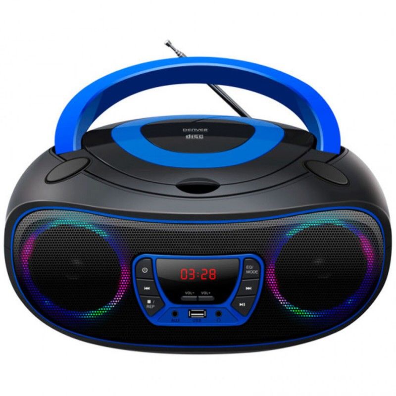 Radio Denver TCL-212BT FM Bluetooth - Gris et Noir
