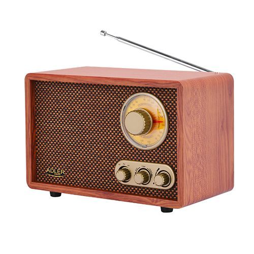 Adler AD 1171 (FM, AM, Bluetooth) Retro Radio, Brown