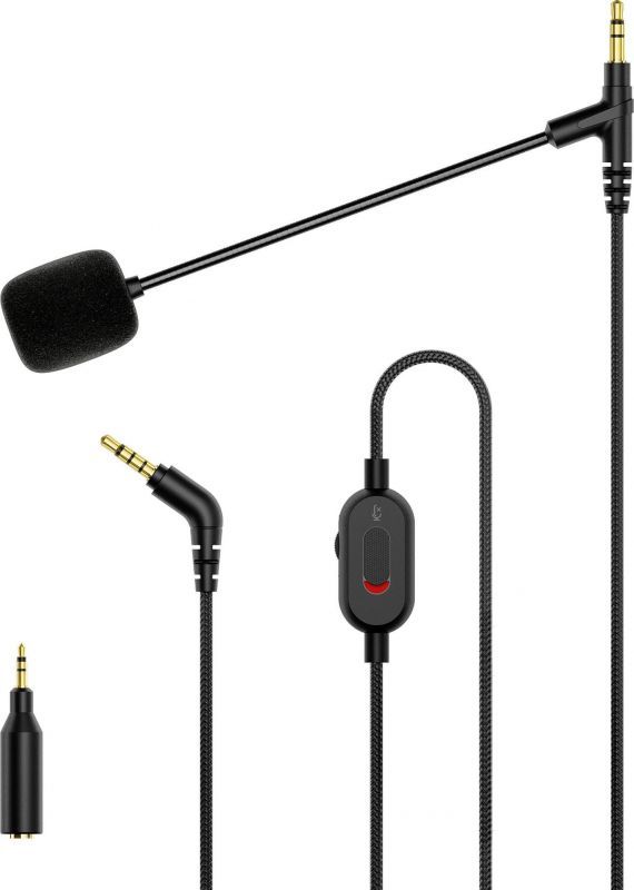 Cable deMicrófono Audio Mee Audio Clearspeak Boom Negro