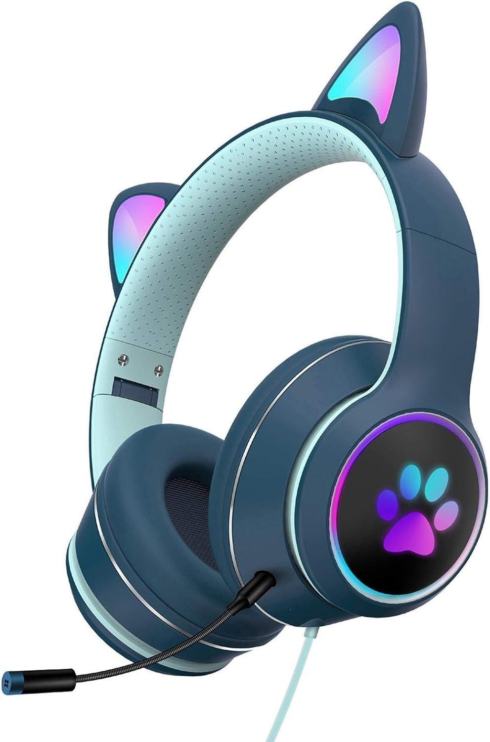 Casque filaire UniversalHouse avec oreilles de chat mignonnes