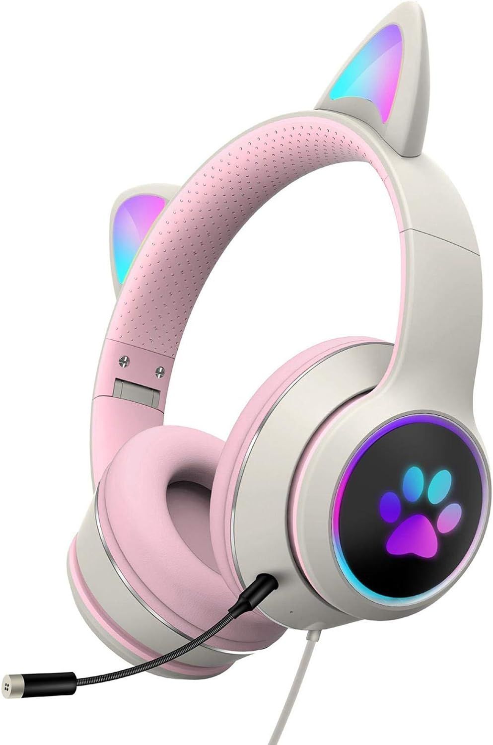 Casque filaire UniversalHouse avec oreilles de chat mignonnes