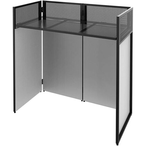 Support DJ pliable Ibiza DS30 avec étagère et enceintes SST02