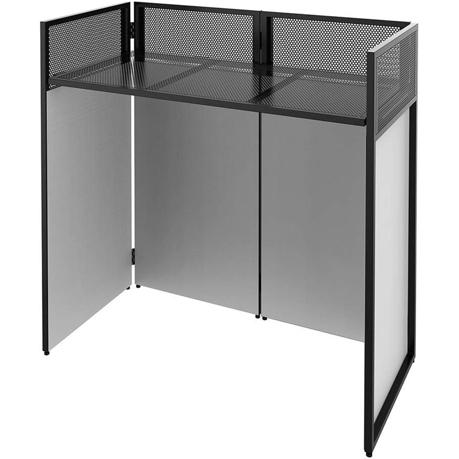 Ibiza Light DS30 DJ Stand with Shelf and Speakers