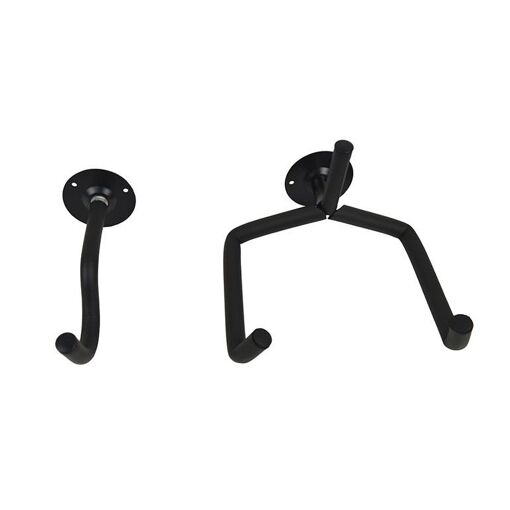 Support mural universel pour guitare (position horizontale, crochet ajustable)