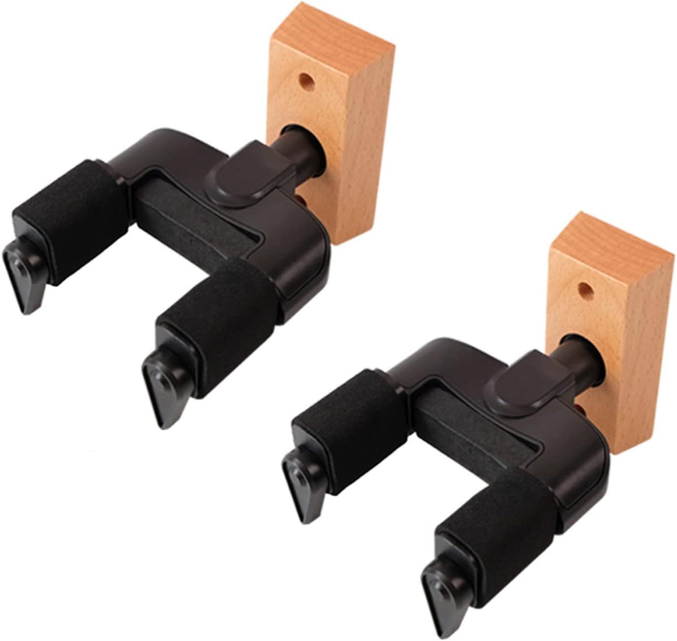 UniversalHouse Wall Guitar Hooks (2-Pack) - Automatic and Adjustable
