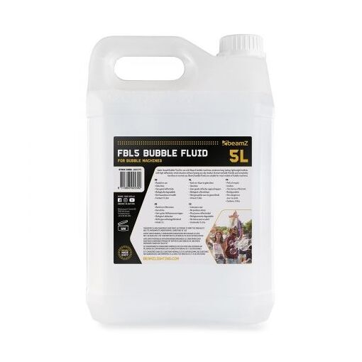 Máquina de burbujas líquidas Beamz, 5 L