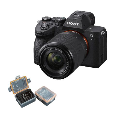 Sony Alfa A7 IV 33MP + Objetivo 28-70mm + Batería de 2000mAh (Kingma NP-FZ100)
