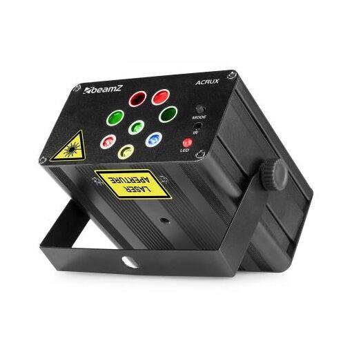 Ensemble de lumière Beamz Acrux, 4 lasers, 4 LED
