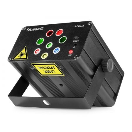 Beamz Acrux Light Set, 4 Lasers, 4 LEDs