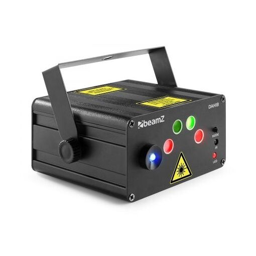 Kit de iluminación Beamz Dahib, 2 láseres, 4 LED