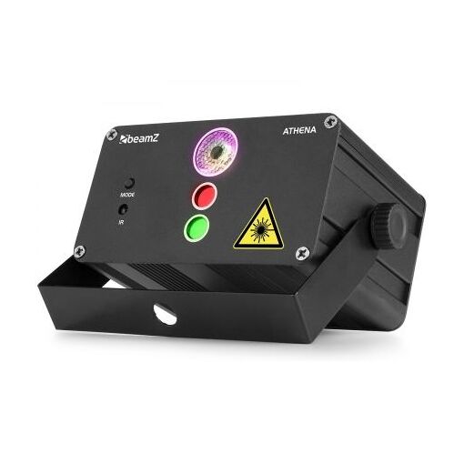 Kit de iluminación Beamz Athena, 2 láseres, 3 LED