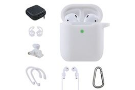 On Earz Mobile Gear 7-in-1 Accessories Kit for AirPods 1/2 - White