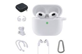 On Earz Mobile Gear 7-in-1 Accessory Kit for AirPods 3rd Gen, White