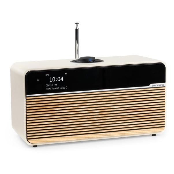 Ruark Audio R2 MK4 Digital Internet Radio, Cream, Brown and Black