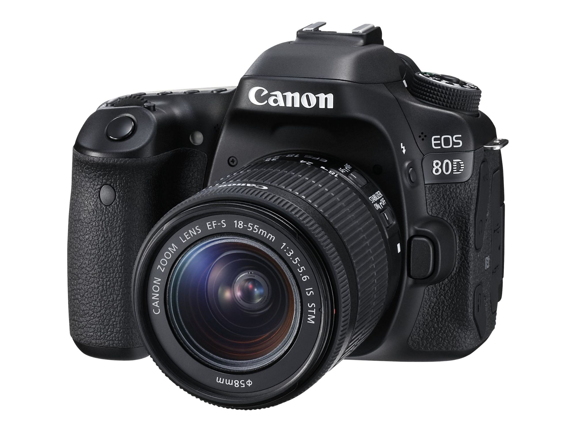 Canon EOS Rebel T7 - 24.2 MP - APS-C - 1080p / 60fps - 3x Optical Zoom EF-S 18-55mm IS STM Lens - Wi-Fi, NFC