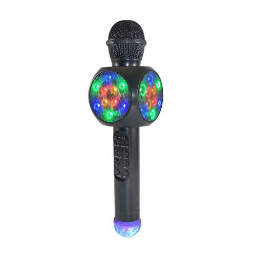 Microphone Karaoké Sans Fil Lumineux Inovalley