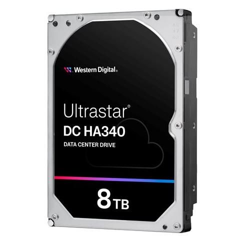 Western Digital Ultrastar DC HA340 - 8TB Internal HDD, 3.5", SATA 6Gb/s, 7200 RPM, 256MB Buffer