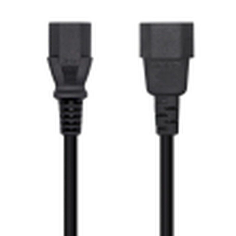 AISENS Power Cable C13/H-C14/M, Black, 3m