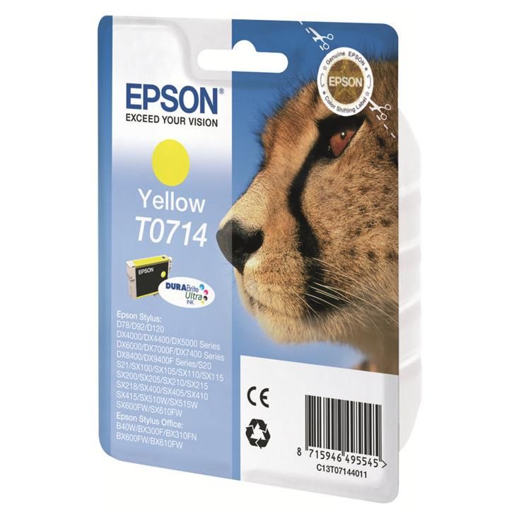 Epson Original Yellow Ink Cartridge T0714 - 5.5ml